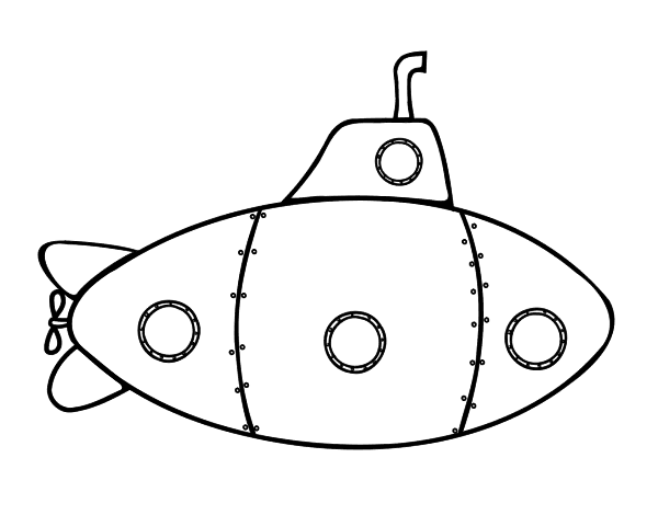 Submarine Drawing at GetDrawings | Free download