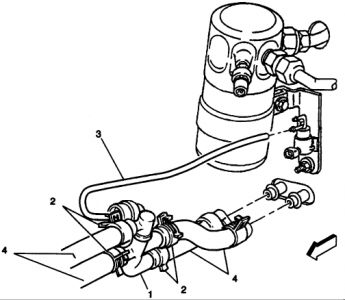 345x300 Cooling Lines Diagram V8 Two Wheel Drive Automatic 150,280 Miles