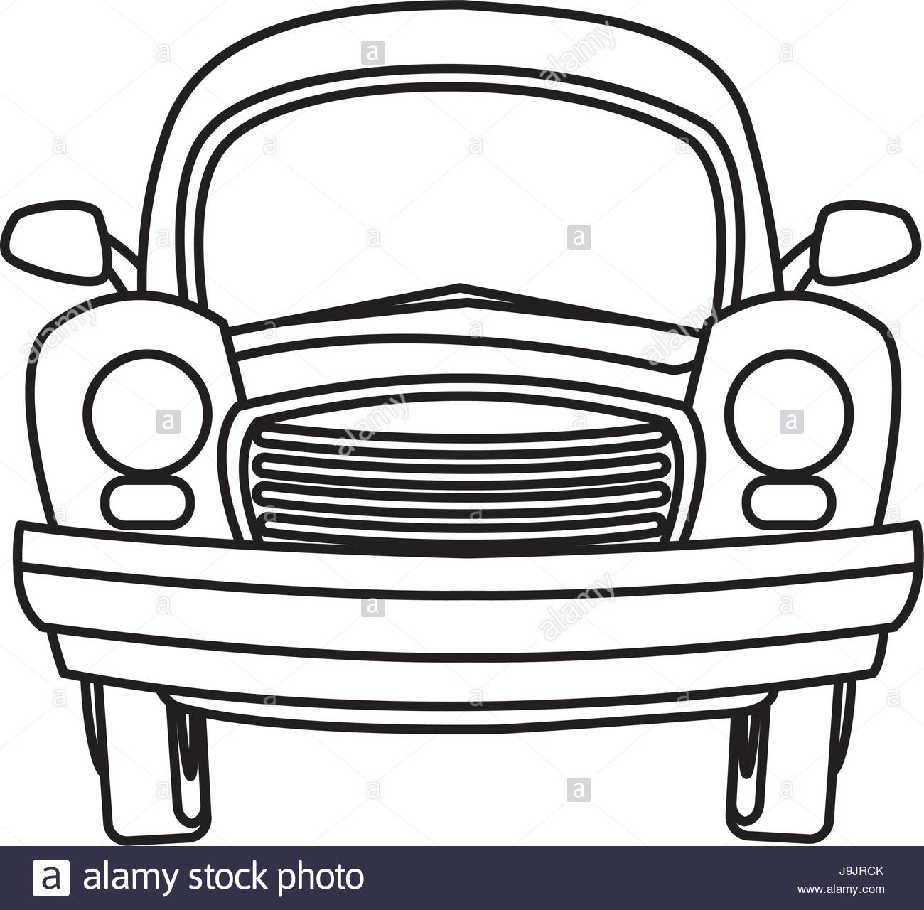 1300x1280 Cartoon Car Transport Travel Empty Stock Photos Amp Cartoon Car