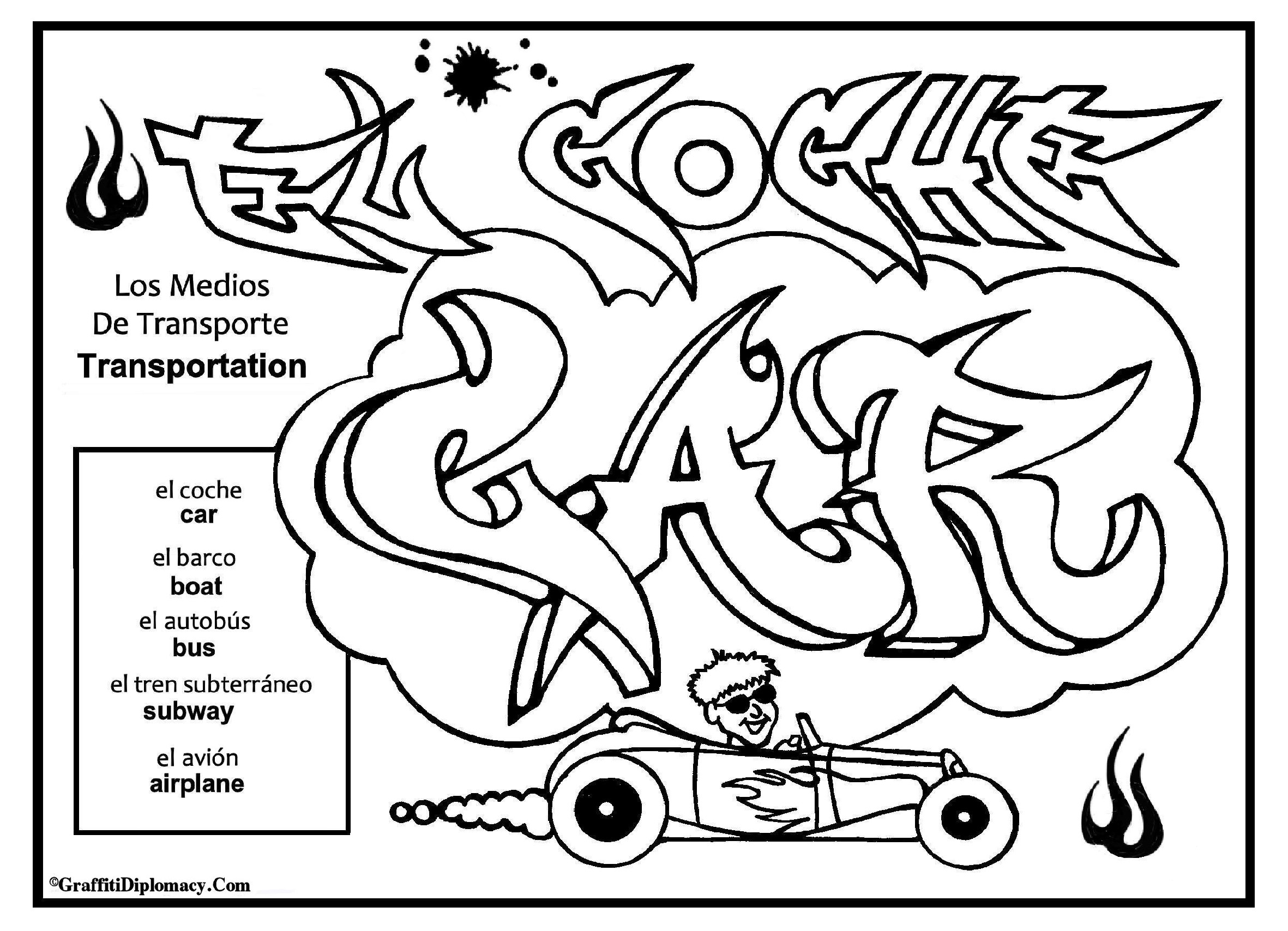 2362x1708 Digame Con Colores Spanish To English Free Coloring Pages