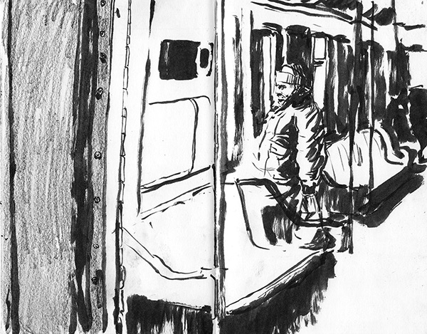 600x469 Nyc Subway Drawings On Behance