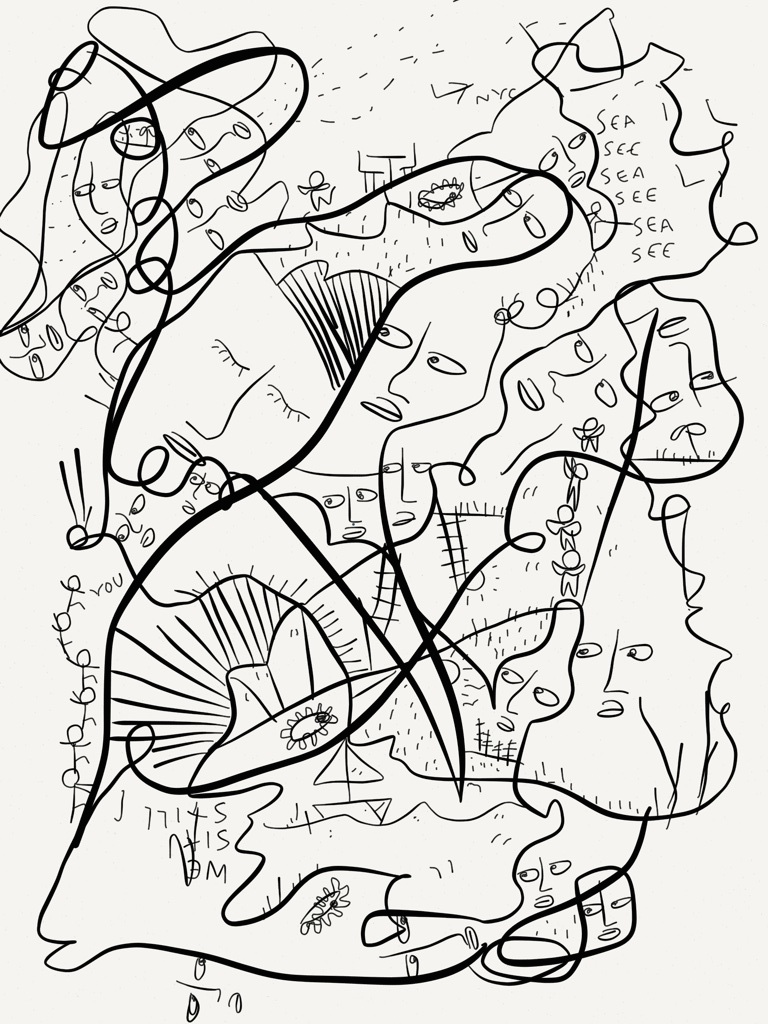 768x1024 Subway Drawing. Shantell Martin Art Part