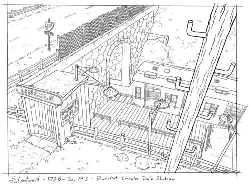 500x370 Subway Station On The Outskirts Of The City. Mcgrunty's Circus Is