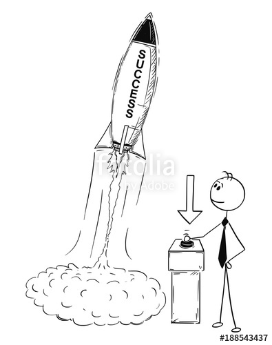 395x500 Cartoon Stick Man Drawing Conceptual Illustration Of Businessman