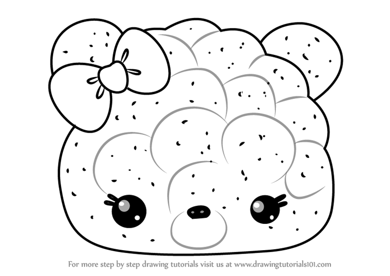 800x566 Learn How To Draw C.c. Sugar Gummy From Num Noms (Num Noms) Step