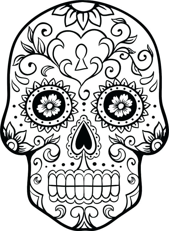564x770 Best Of Pretty Coloring Pages Images Coloring Pages Sugar Skulls
