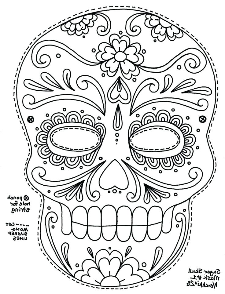 736x963 Sugar Skull Coloring Book And Images About Skull Day Of The Dead