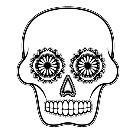 450x449 How To Create A Detailed Vector Sugar Skull Illustration