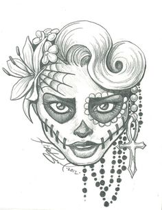 236x307 Miss Sugar Skull
