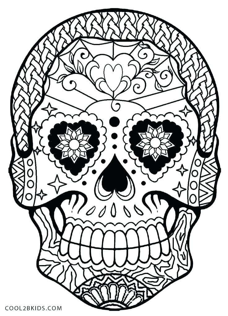 736x1023 Sugar Skull Coloring Book Crayola Sugar Skull Outline
