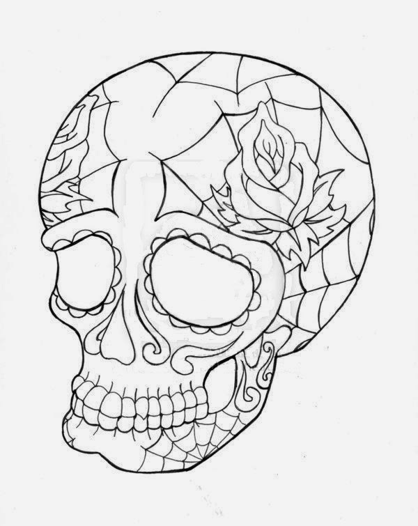 600x755 Sugar Skull Girl Tattoo