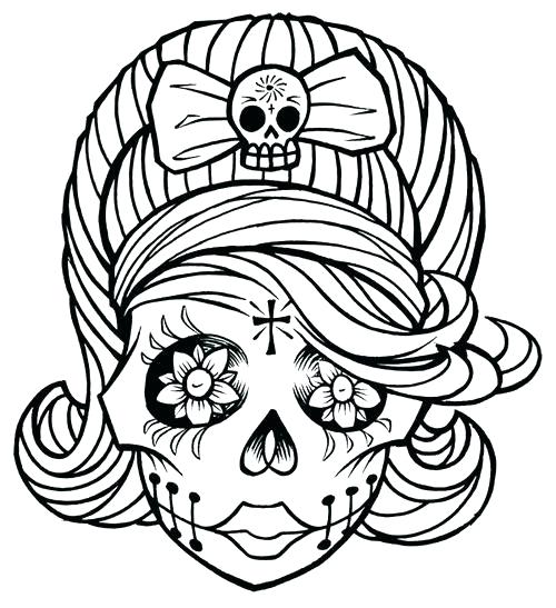 500x547 Here Are Skull Coloring Pages Images Digital Download Print Your