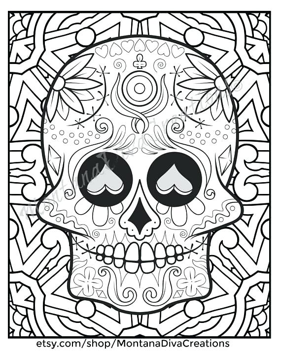 570x713 Digital Coloring Pages Adult Coloring Books Digital Download Print