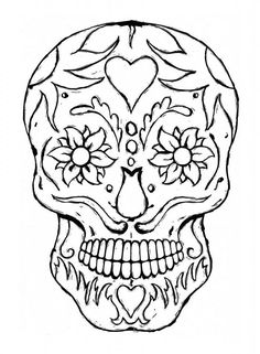 236x321 How To Draw A Sugar Skull Easy, Step By Step, Skulls, Pop Culture