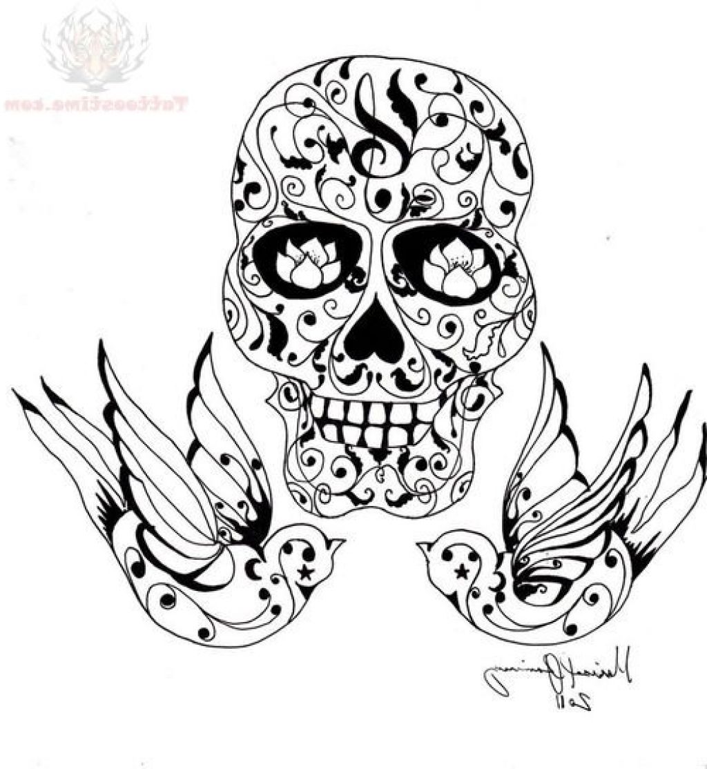 1024x1114 Sugar Skull Tattoo Designs