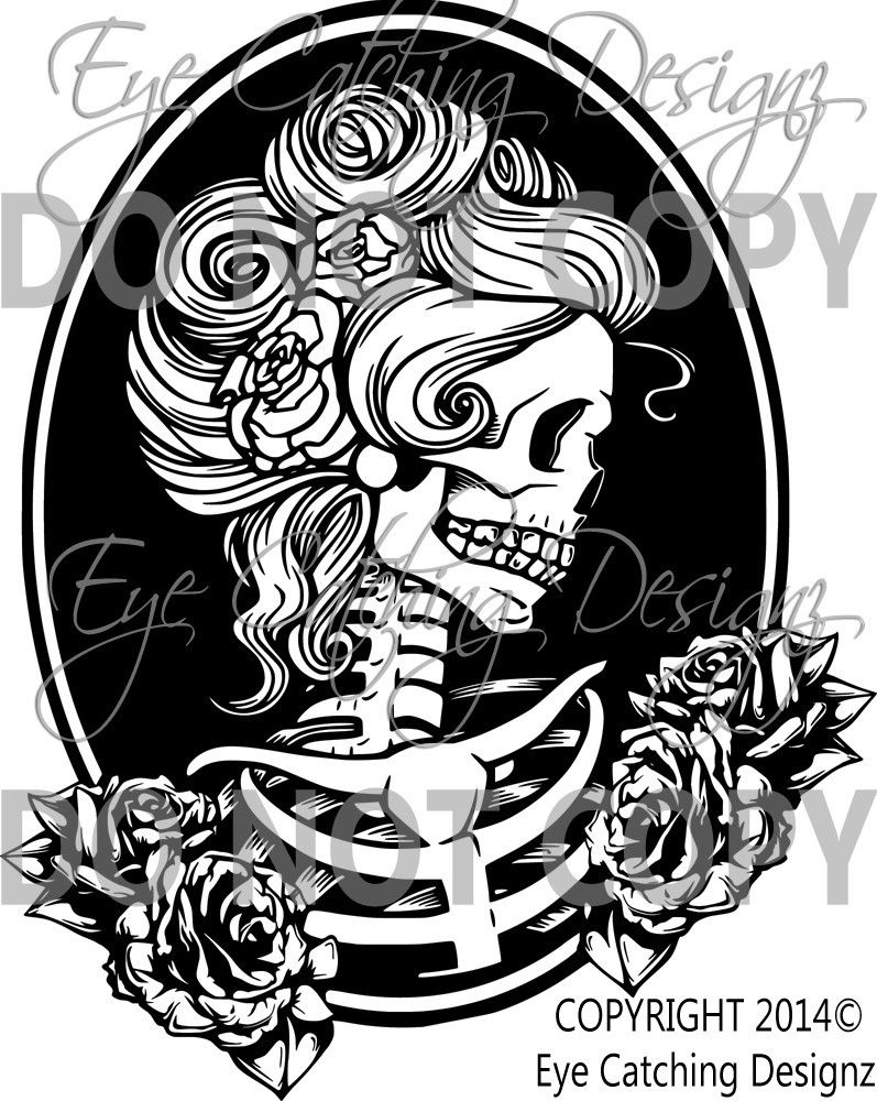 797x1000 Drawn Skull Victorian