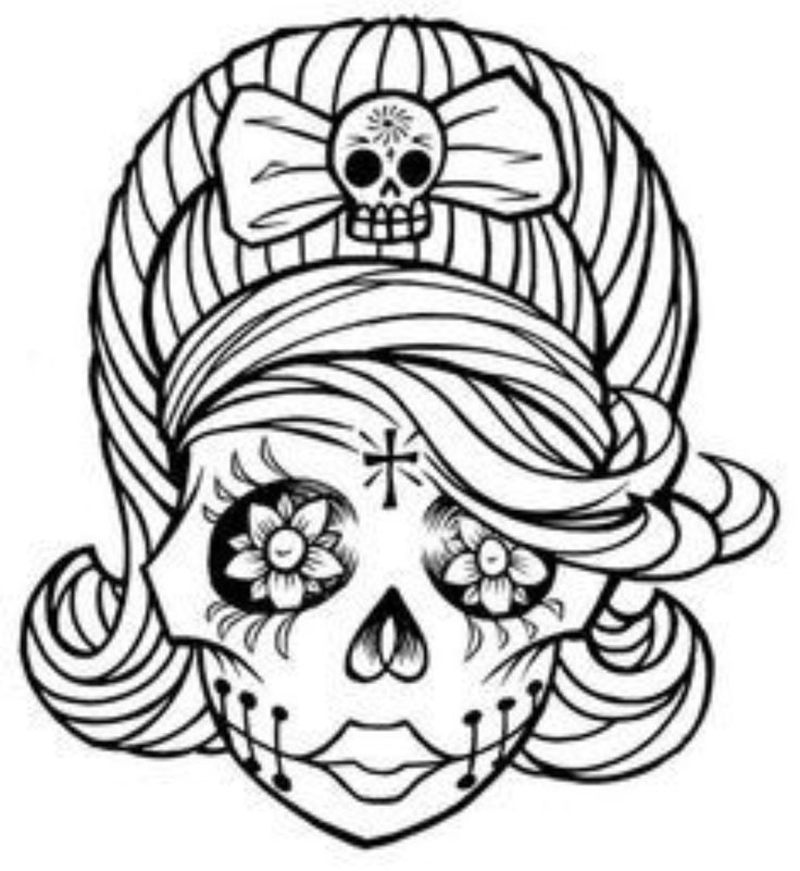 Sugar Skulls Drawing