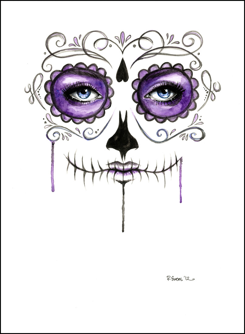 807x1100 Sugar Skull Drawing Tumblr