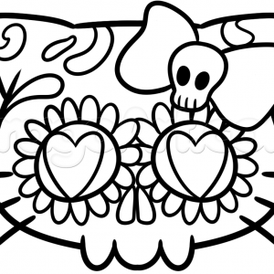 300x300 Adult Sugar Skulls Drawings Sugar Skull Tattoo Drawings. Drawings