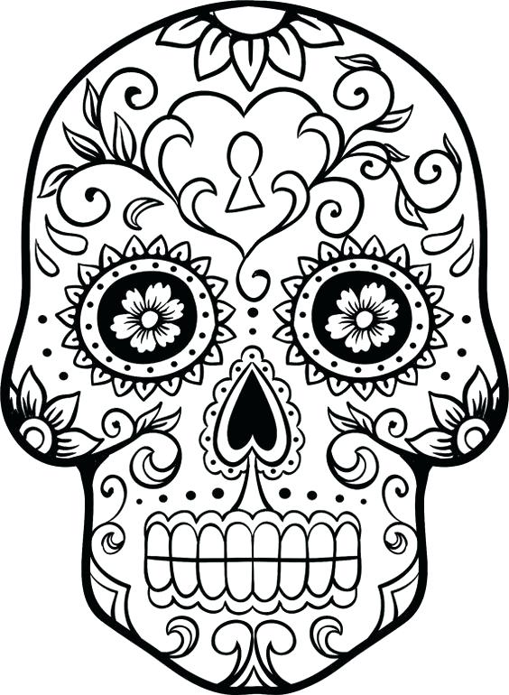 564x770 Coloring Pages Sugar Skulls Cool Colouring Pages Coloring Pages