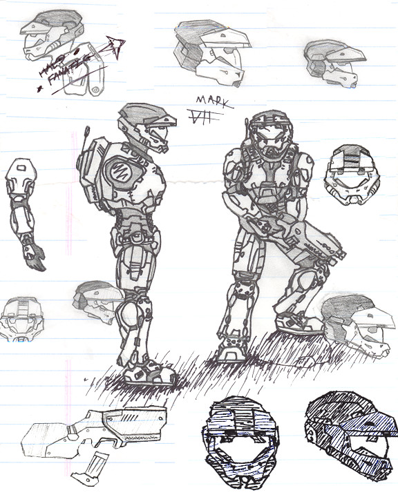 576x720 Mark Vii Halo Mjolnir Armor By Furryfan202