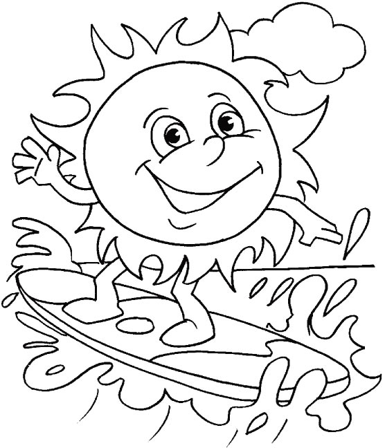 556x648 Exciting Coloring Pages Summer 77 Your Coloring Pages