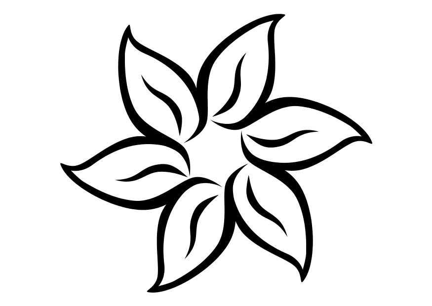 875x620 Summer Flower Coloring Pages