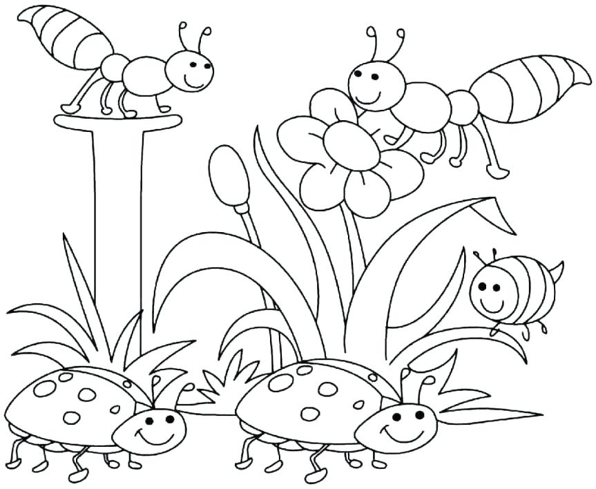 863x708 Season Coloring Pages 5 Best Images Of Spring Season Coloring