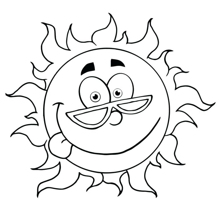 773x760 Summer Season Coloring Pages Coloring Page Summer Season Nature