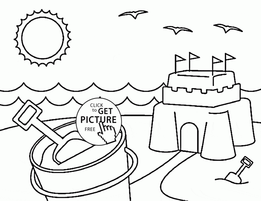 1024x788 Coloring Pages Mesmerizing Beach Coloring Sheet Adult Flairs