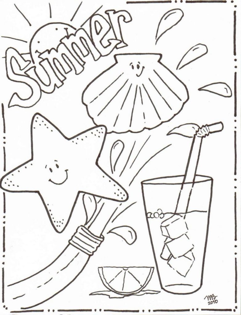 783x1024 Coloring Pages Summer Coloring Pages Getcoloringpages Summer