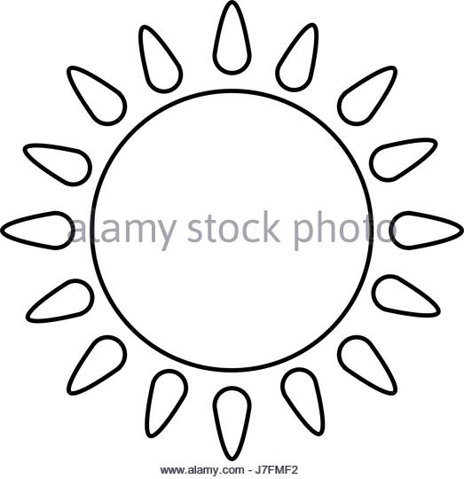523x540 Summer Sun Cartoon Black And White Stock Photos Amp Images