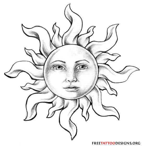 560x560 Sun Tattoo Drawing In 2017 Real Photo, Pictures, Images