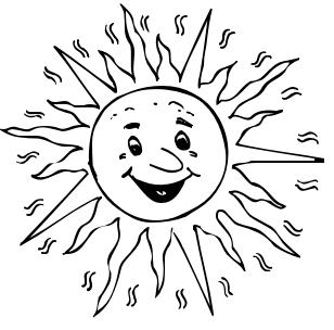 308x304 Sun Clipart Black And White 6 Clipartion Com