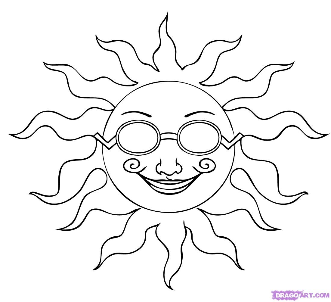 Sun Drawing Images