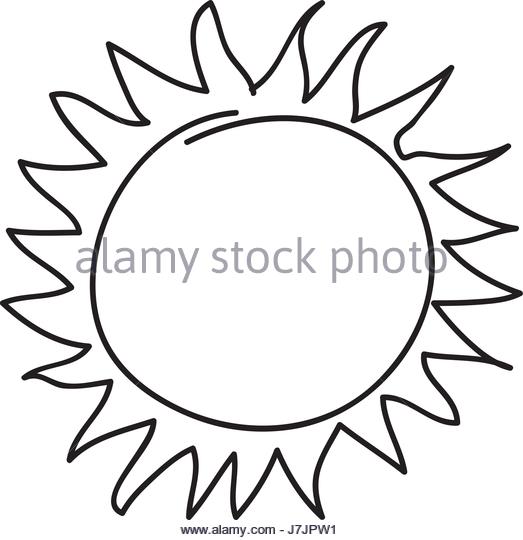 523x540 Summer Sun Cartoon Black And White Stock Photos Amp Images