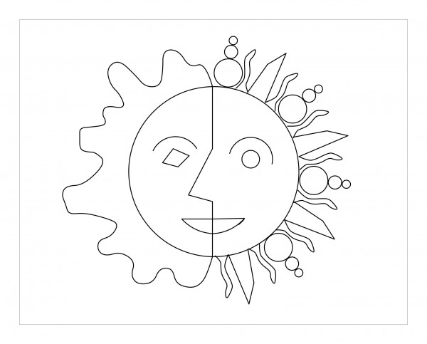 Sun Drawing Picture