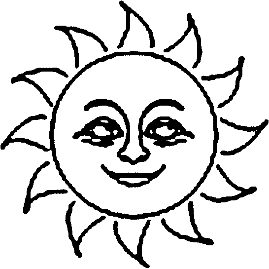 546x545 Coloring A Beautiful Sun Of Summer Picture