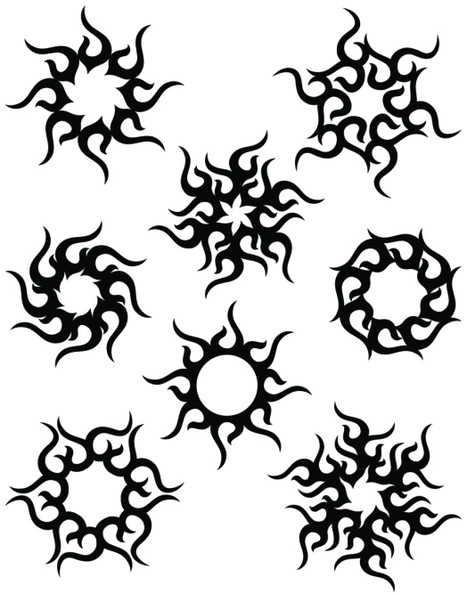 467x594 Sun Tattoo Design Ideas
