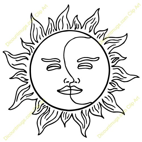 500x500 Sun Drawings Face