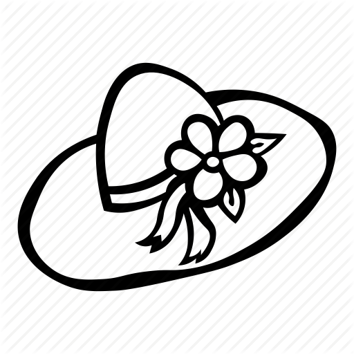 512x512 Fashion, Flower, Girl Hat, Hat, Ribbon, Summer, Sun Hat Icon