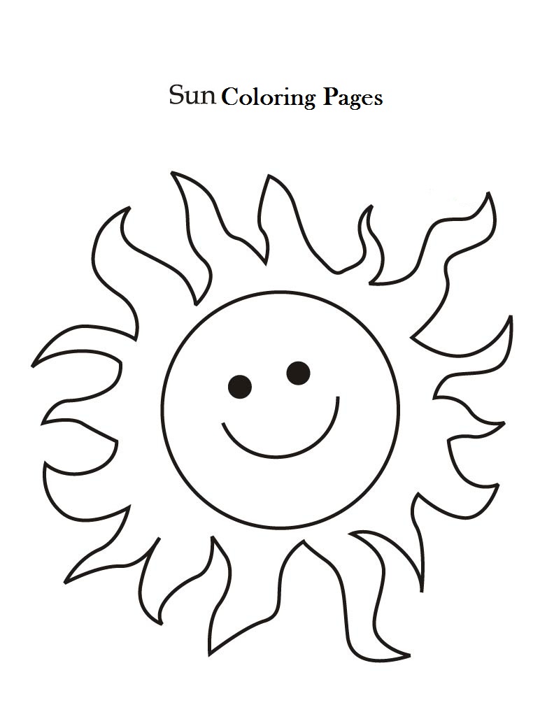 792x1008 Sun Coloring Pages