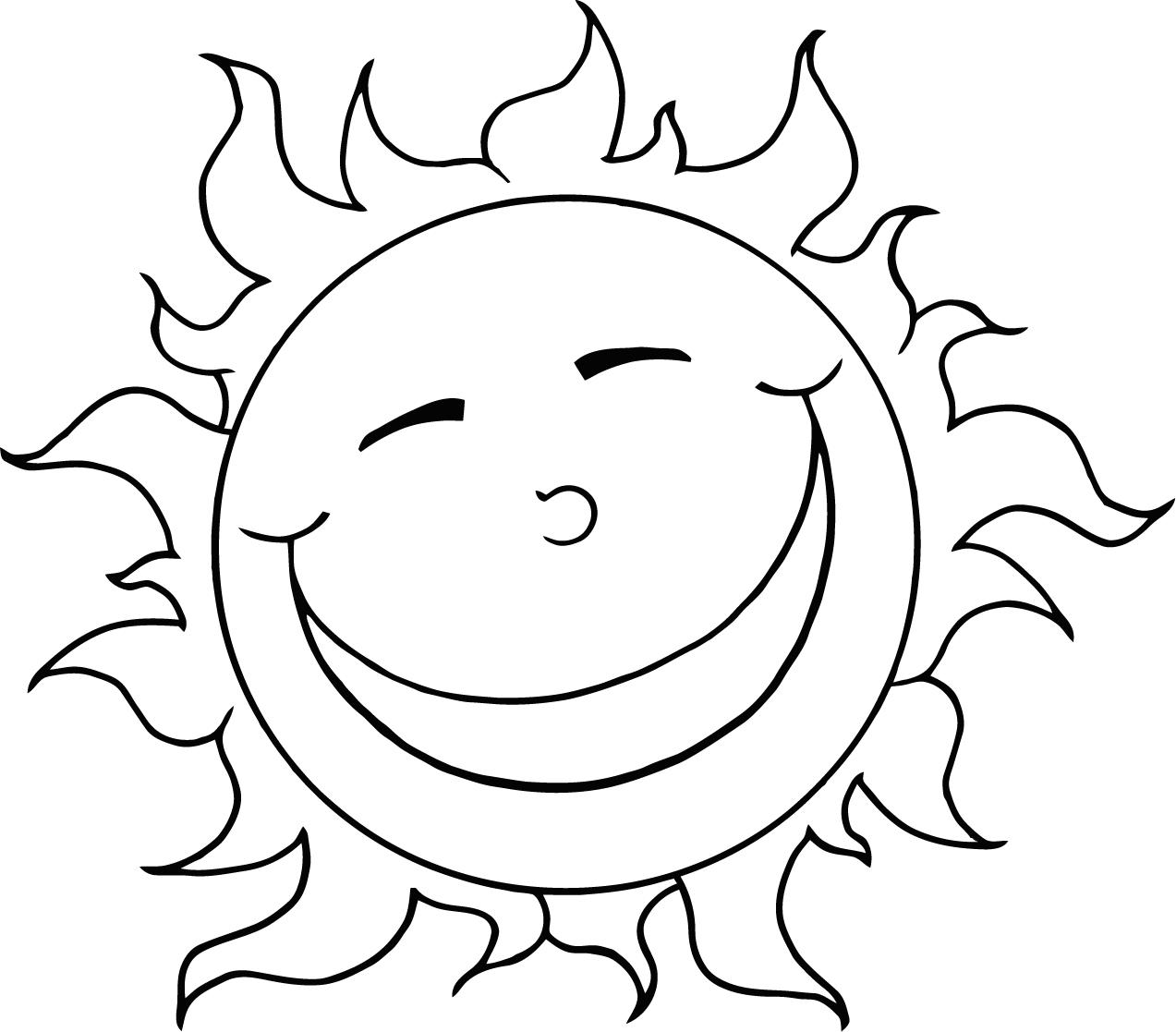 1273x1117 Sun Coloring Pages To Download And Print For Free