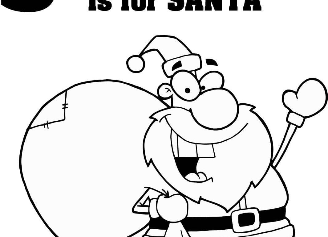 1065x768 Letter S Coloring Pages For Kindergarten Kids Sheets Preschool