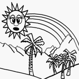 268x268 Mr Sun Coloring Page Kids Drawing And Coloring Pages