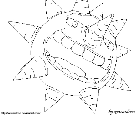 449x380 Soul Eater Sun Lineart By Xvrcardoso