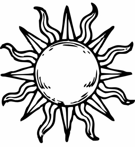 474x515 Simple Sun Drawing Black And White