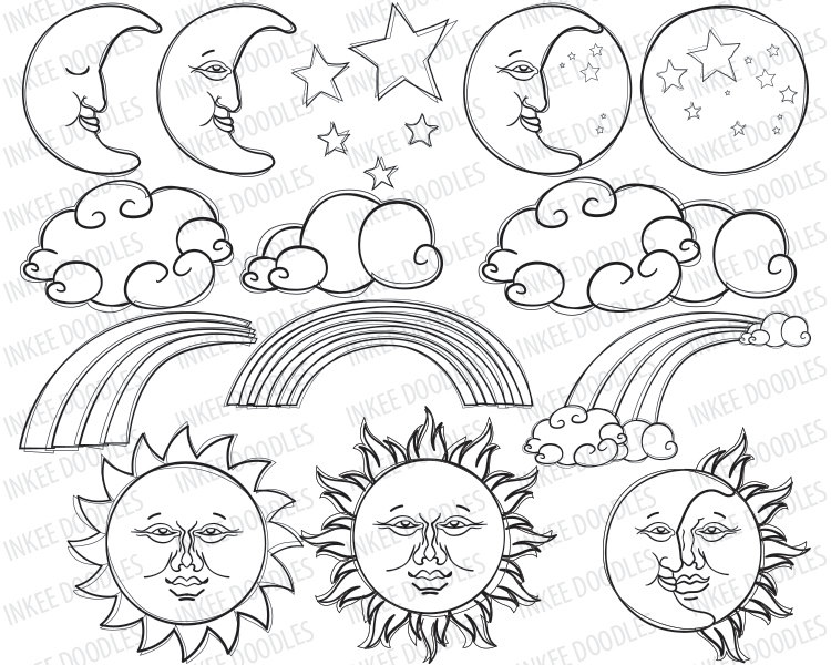 750x600 Sun Drawings Images