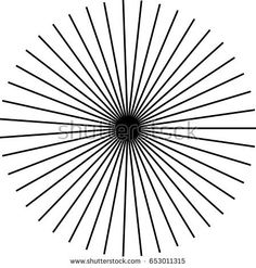 236x247 Sun Burst, Star Burst Sunshine Line. Vector Illustration. Icon