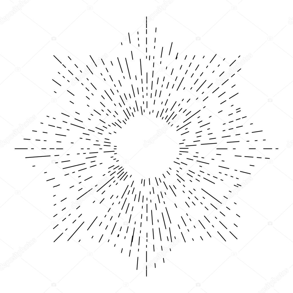 1024x1024 Sun Ray Frame Vector Design. Stock Vector Goldenshrimp